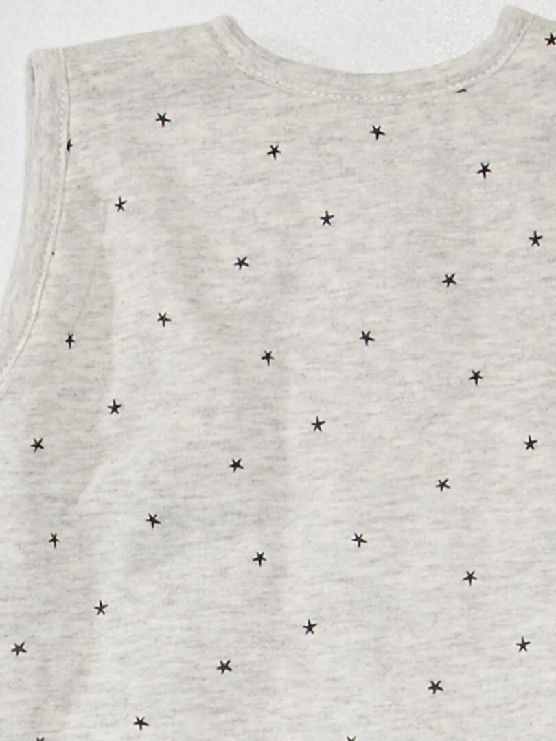 Nid d'ange sans manches avec ouverture zippée   TOG 2   Gris