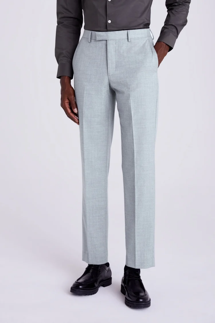 Tailored Fit Grey Stretch Jacket   Buy Online at Moss