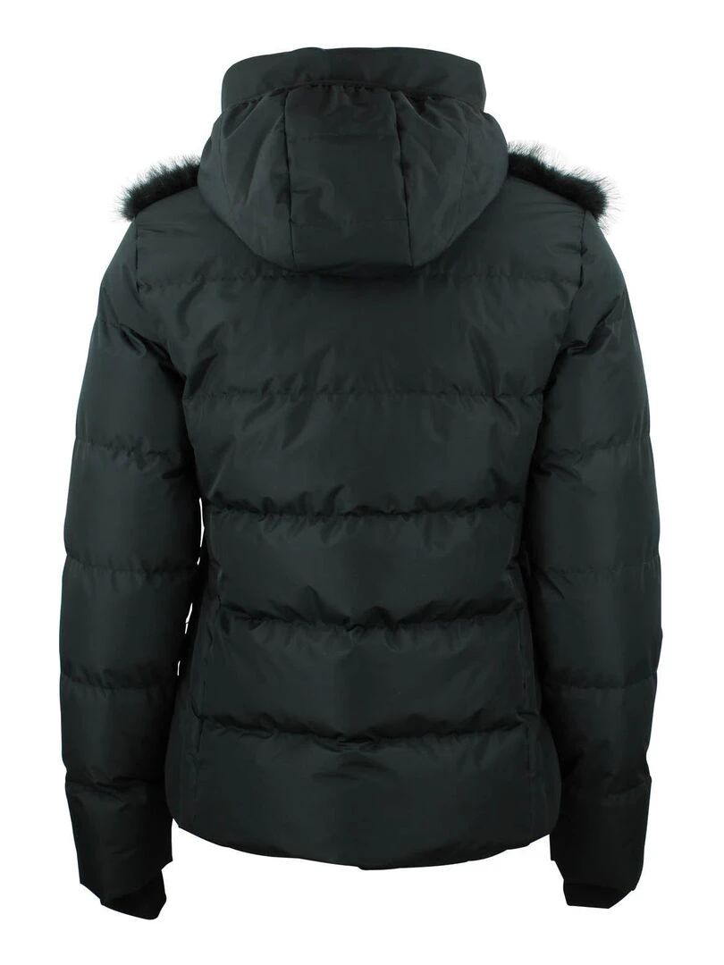 Doudoune fourrure AFOURIR   PEAK MOUNTAIN   Noir Noir