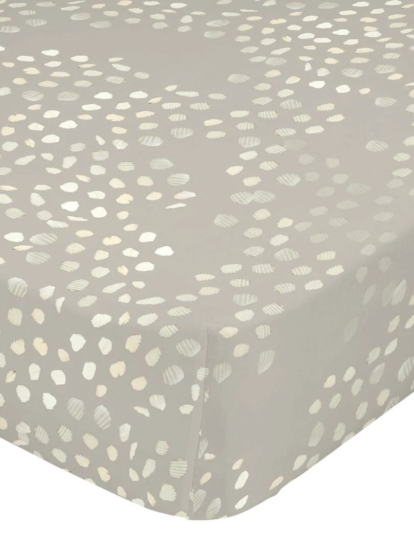 Drap housse Light "Happyfriday" Blanc