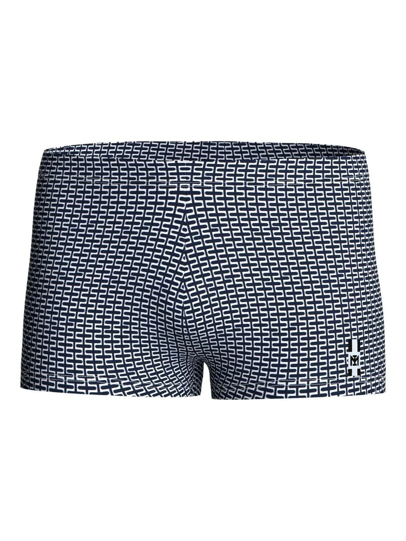 Boxer de bain pour homme couleur bleu imprimé graphique   Bleu