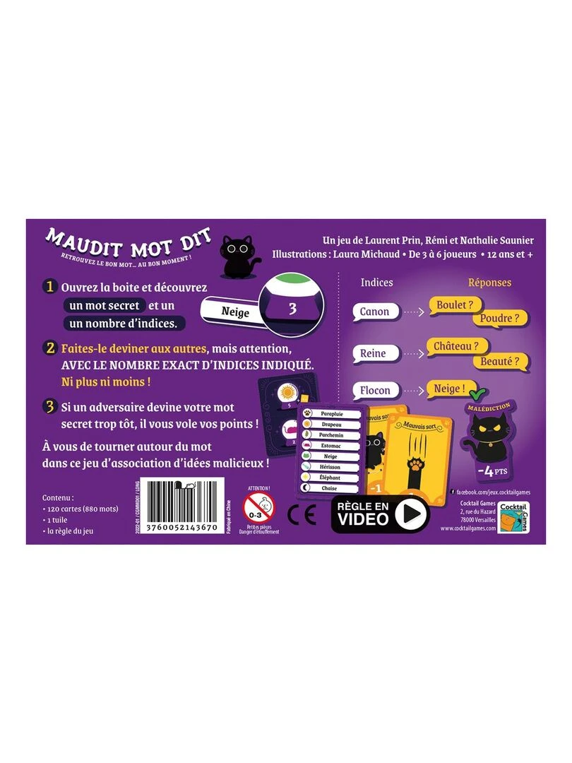Maudit Mot Dit Jeu De Devienette N/A