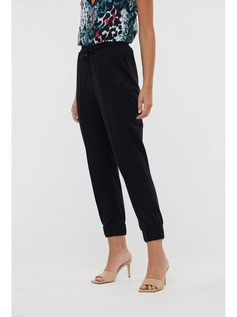 Lee Cooper Pantalon coton chino slim fit NIMA Noir
