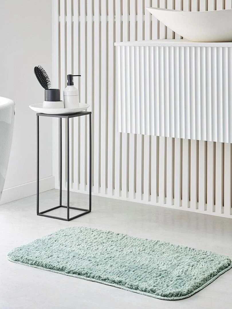 Tapis de bain tufté uni 'ESSENTIAL' 'TODAY' Vert