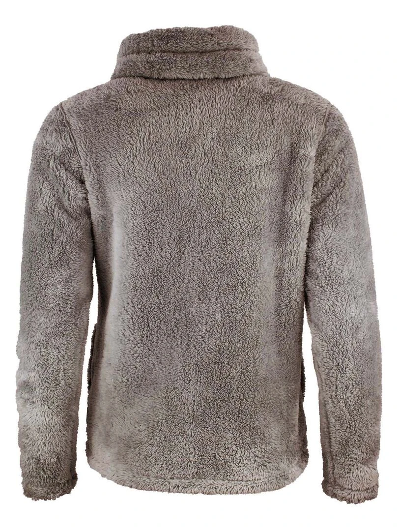 Blouson polaire femme ASANA Gris taupe