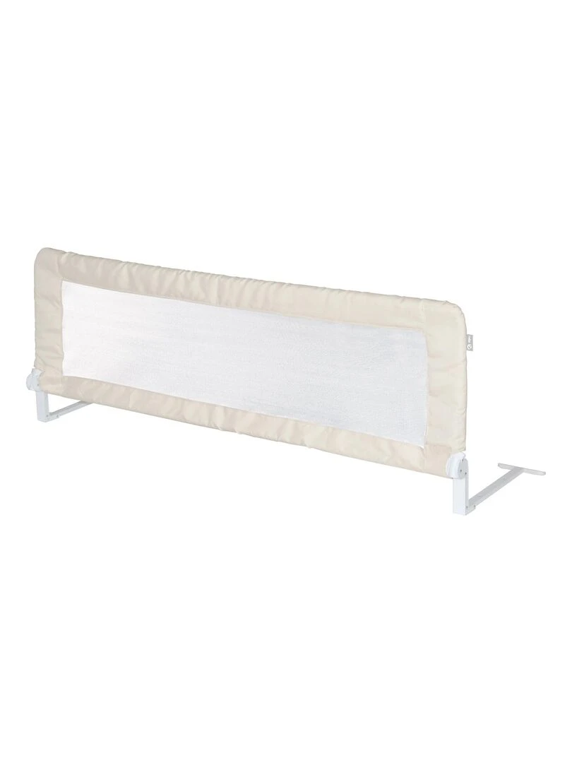 ROBA Barrière de Lit Bébé et Enfant "Klipp Klapp" 150 cm Antichute et Rabattable Beige Blanc Beige