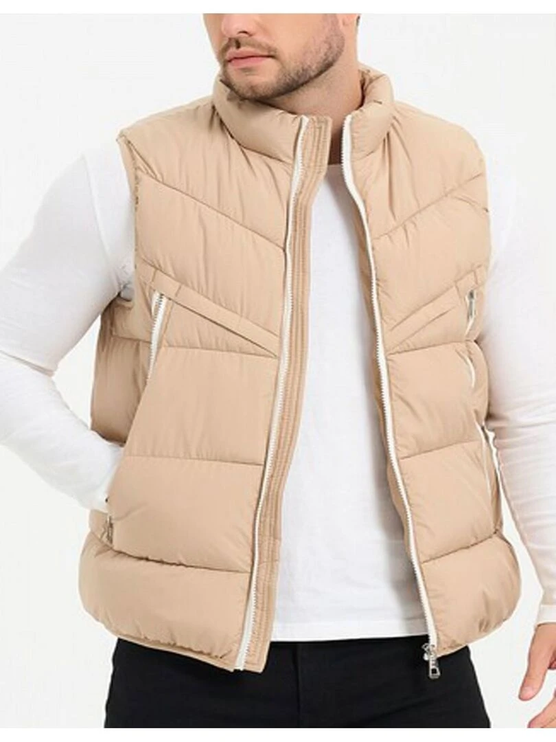 doudoune sans manches Kebello   Beige