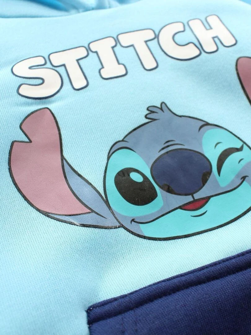 Disney   Sweat garçon imprimé Lilo Et Stitch   Bleu