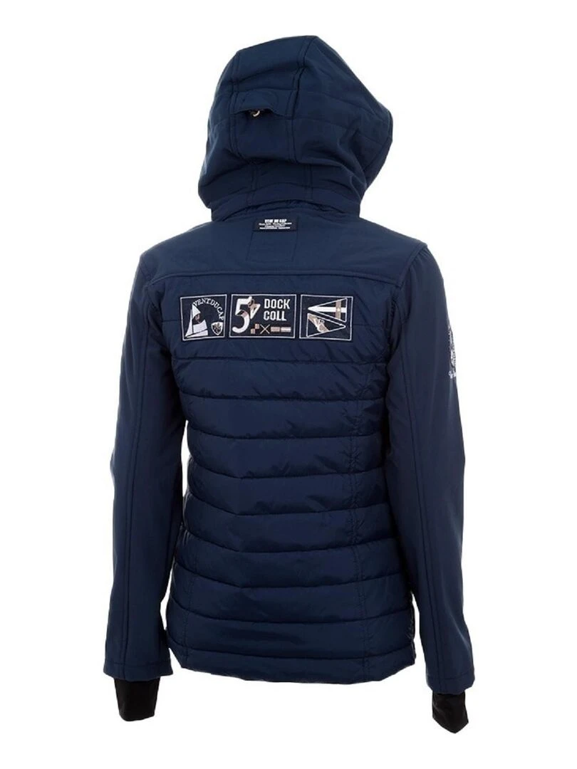 Blouson softshell femme ANDREI   VENT DU CAP   Bleu marine