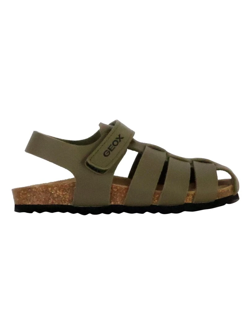 Sandales Cuir Enfant Geox Gita Vert