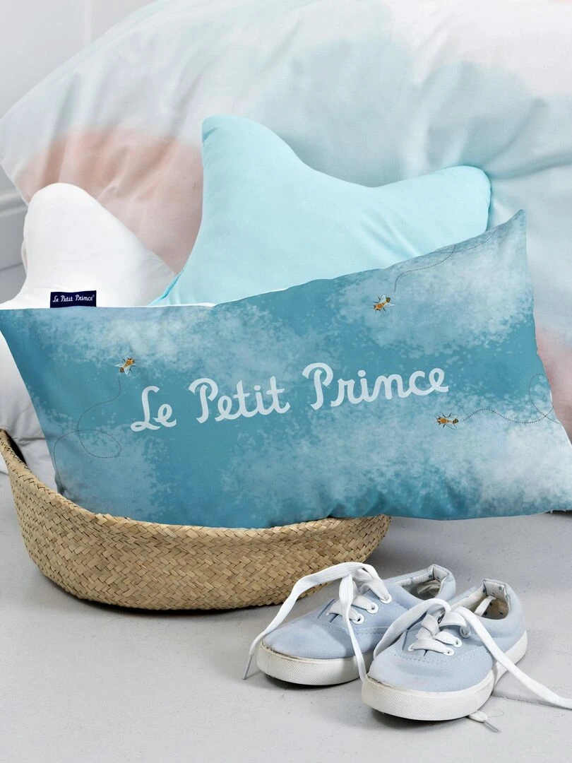 Housse de coussin Le printemps "Happyfriday" Blanc