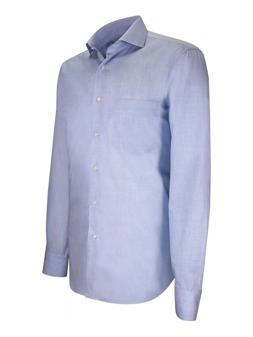 Chemise business coupe droite WILLIAM   Bleu