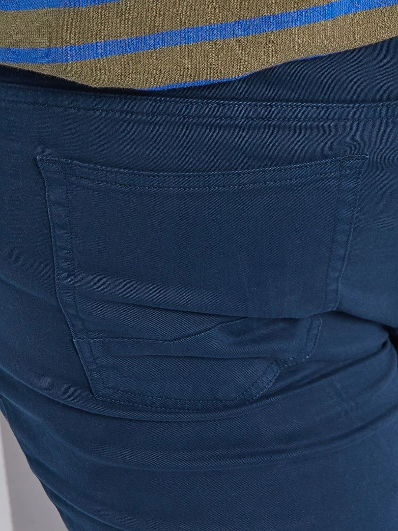 Pantalon slim   L34   bleu marine