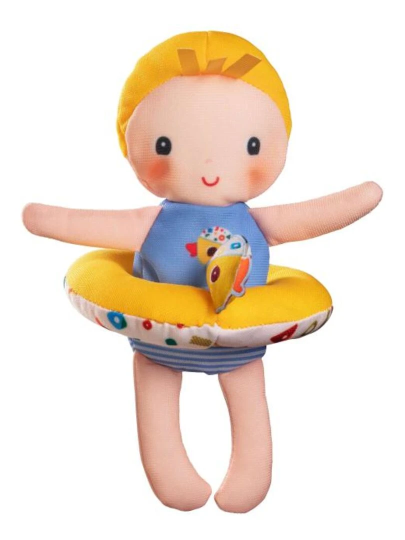 Poupée de bain Gaspard (18 cm) Bleu