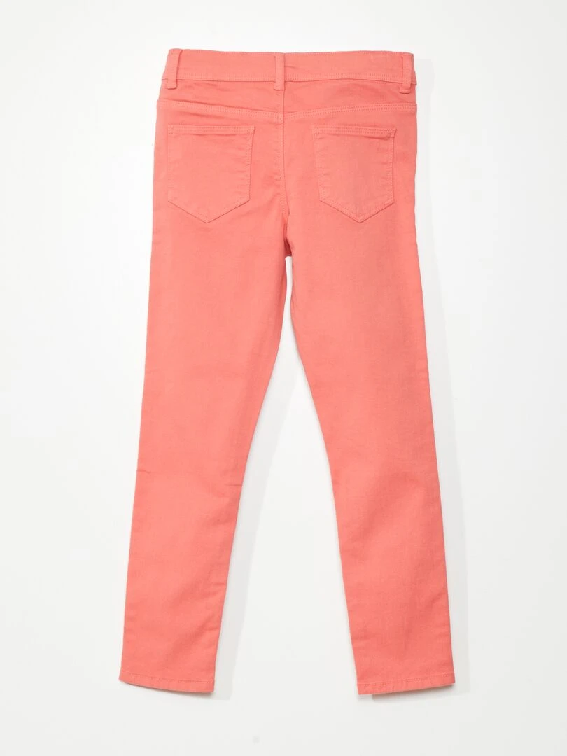 Jean skinny 5 poches Orange