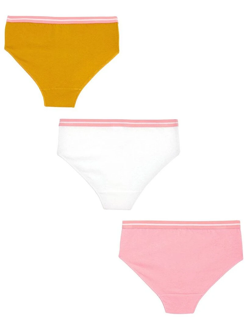 Lot de 3 culottes fille Paradise Multicolore