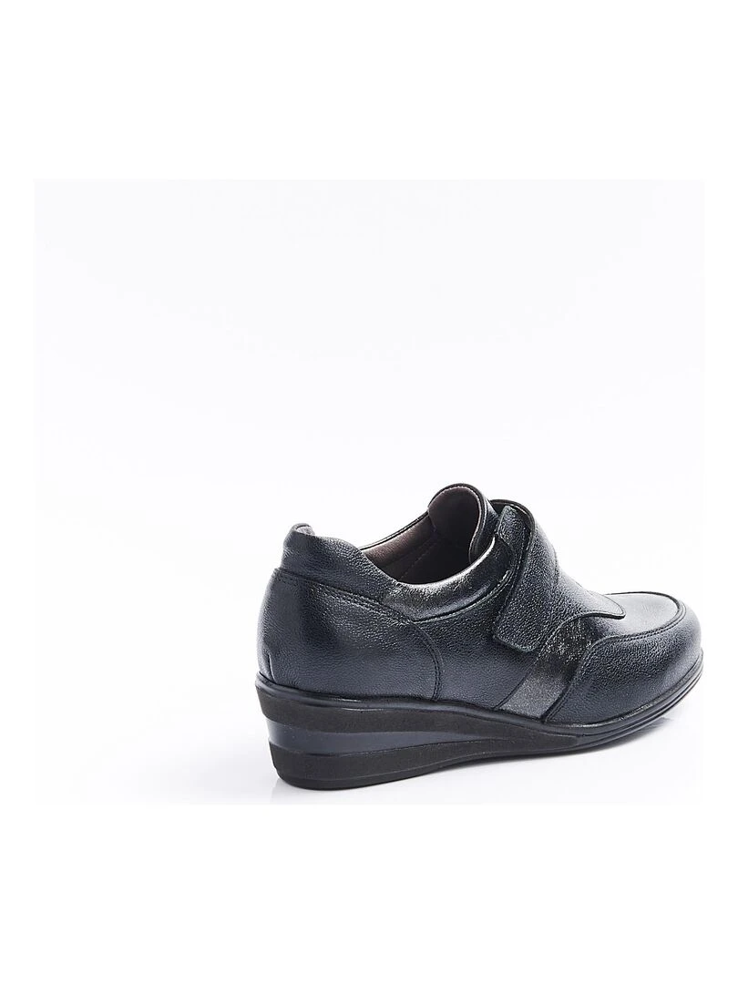 Derbies irisés à scratch   Damart   Noir