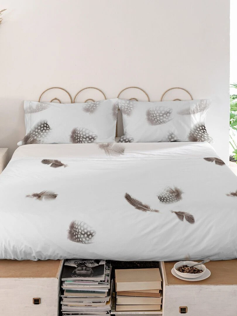 Drap Light "Happyfriday" Blanc