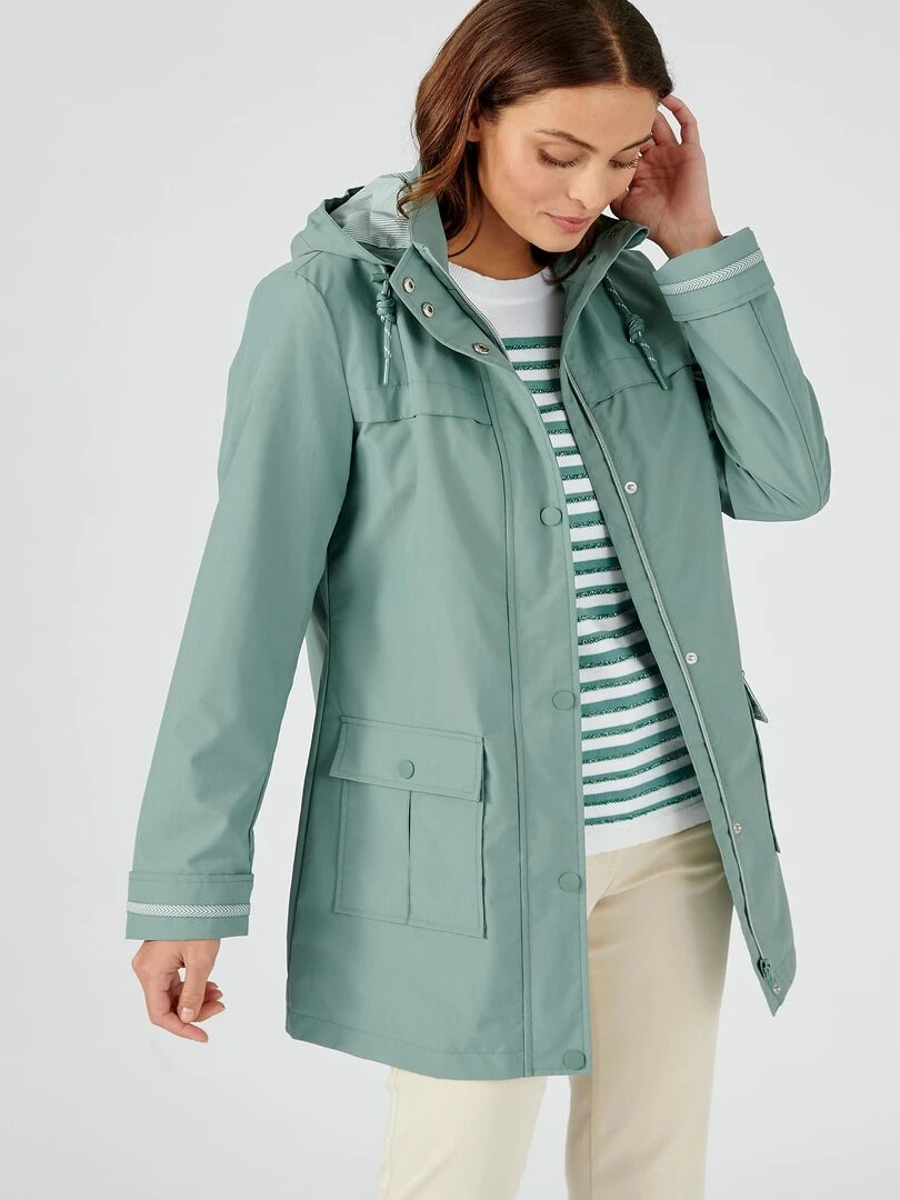 Parka détente Damart Bleu Vert
