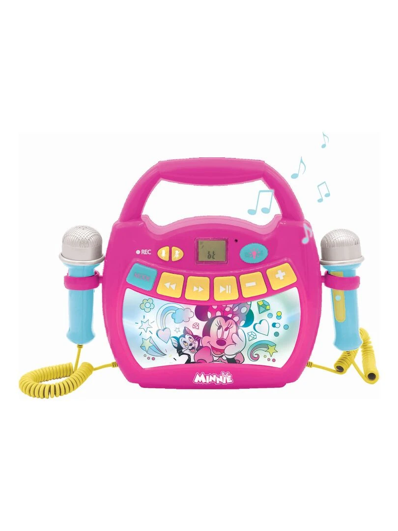 Enceinte Bluetooth Minnie Mouse Avec Effets Lumineux Micros Et Batterie Rechargeable N/A