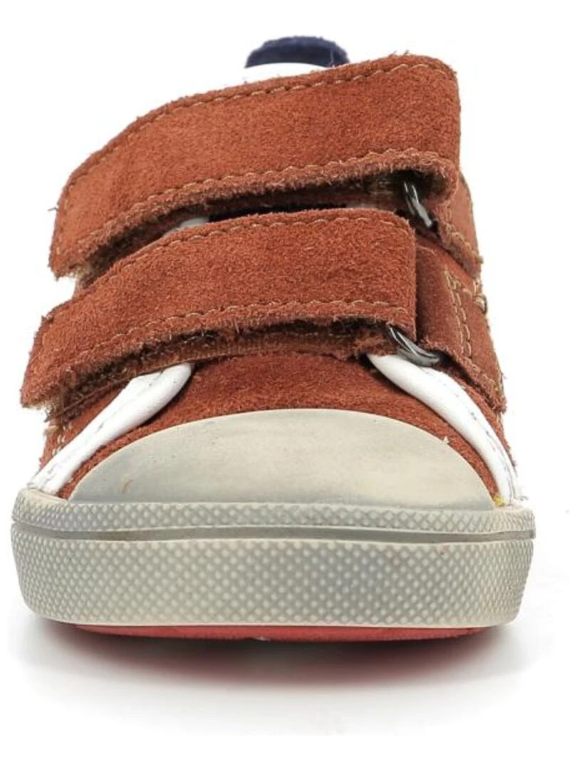 Sneakers basses Cuir Keppy   Orange