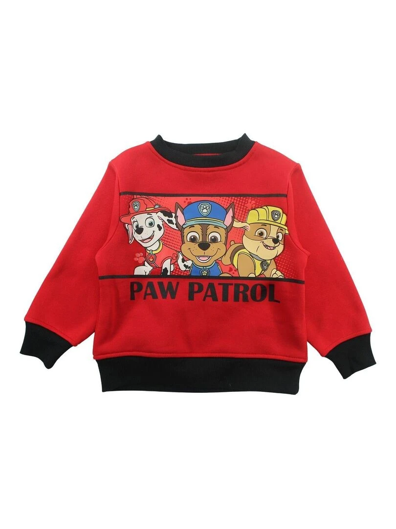 Paw Patrol Ensemble Sweat pantalon garçon Imprimé La Pat' Patrouille Rouge