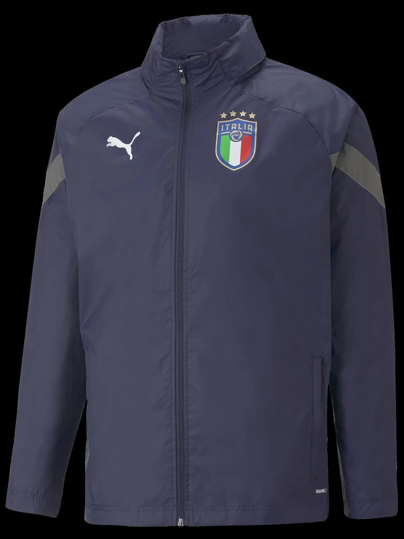 Veste 'Puma' 'FIGC All Weather Jkt' Bleu