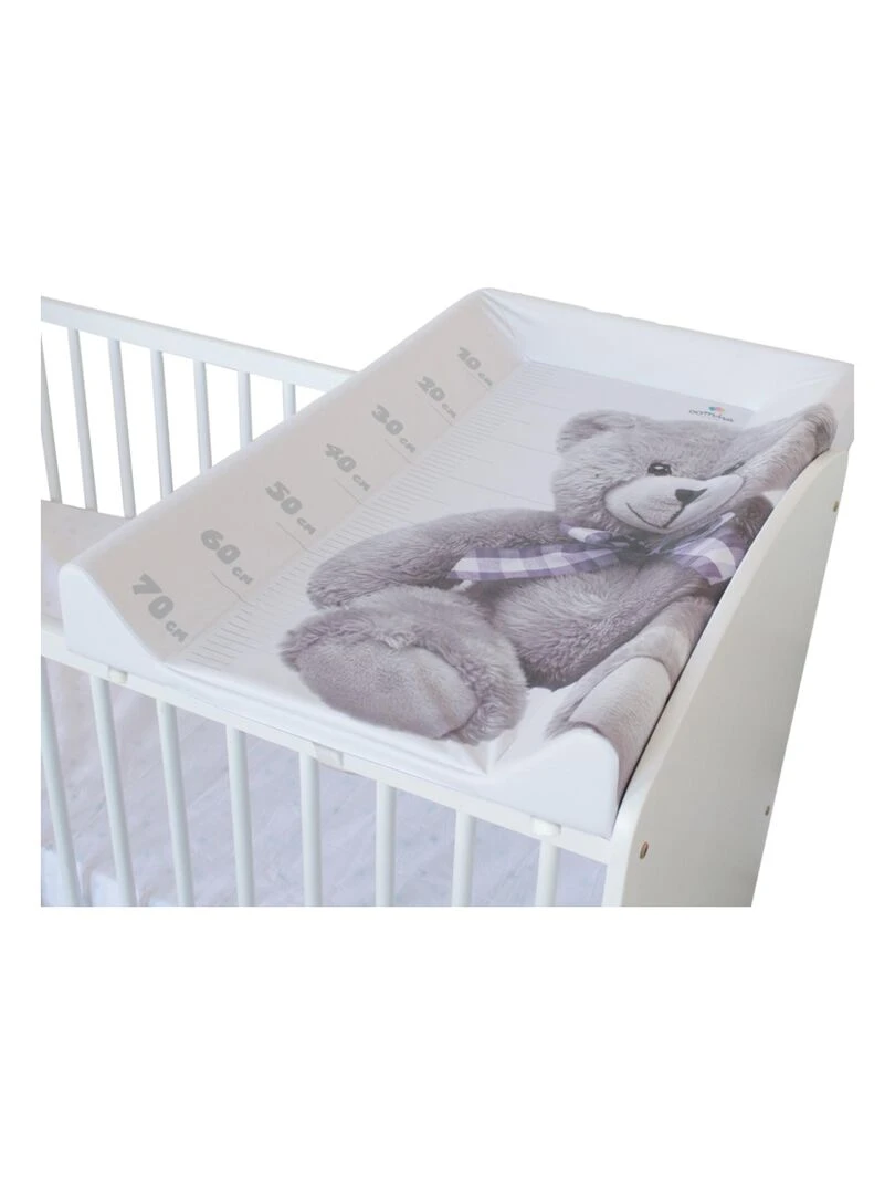 Plan langer et matelas intégré Little bear Blanc