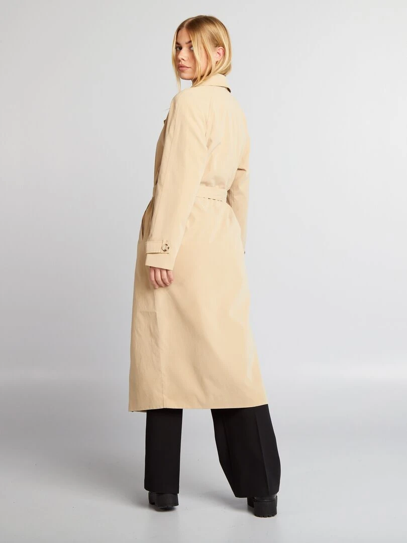 Trench 'JDY' avec ceinture   Beige