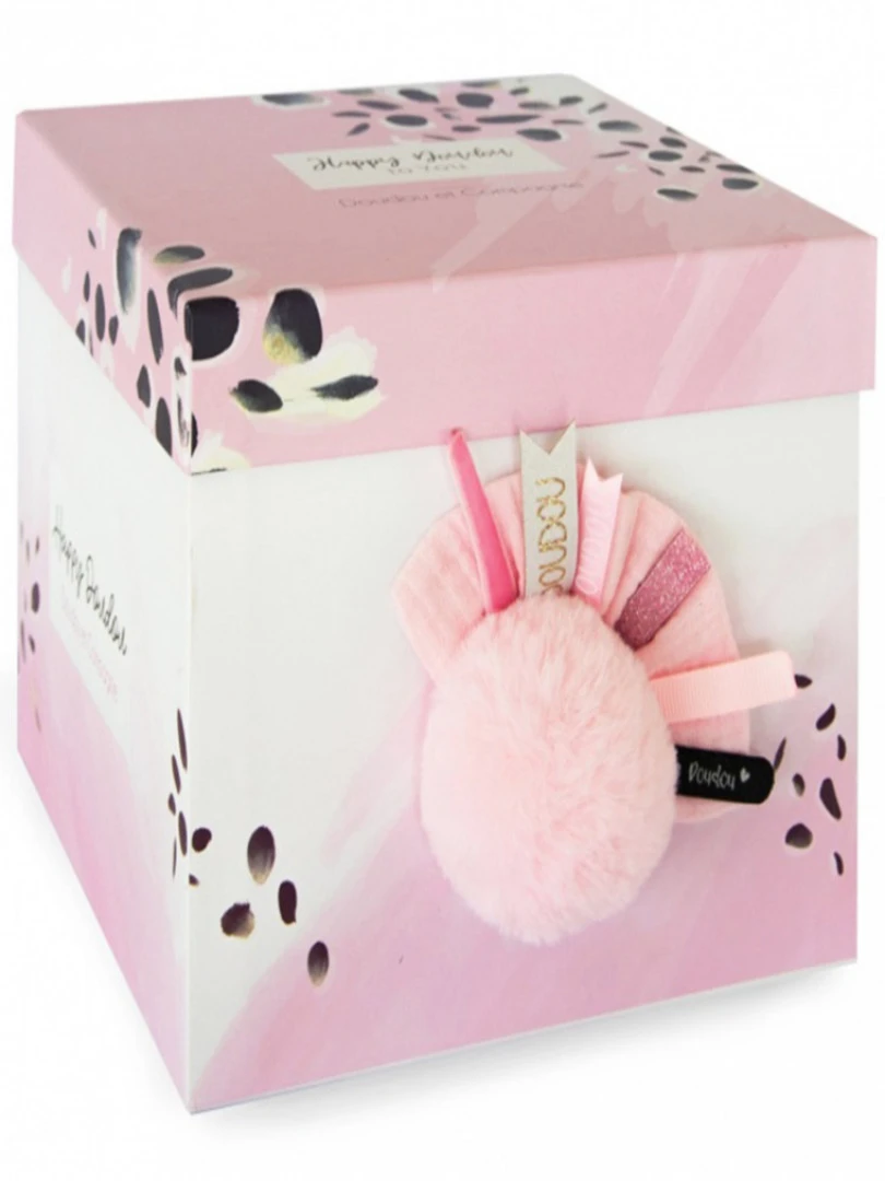 Peluche Avec Coffret Lapin Rose Happy Blush (25 Cm)   Rose