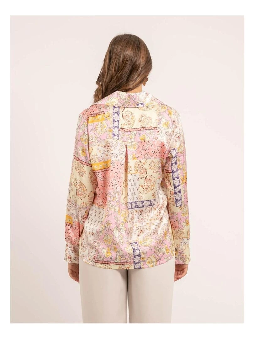 Chemise motifs OPORTO   Rose