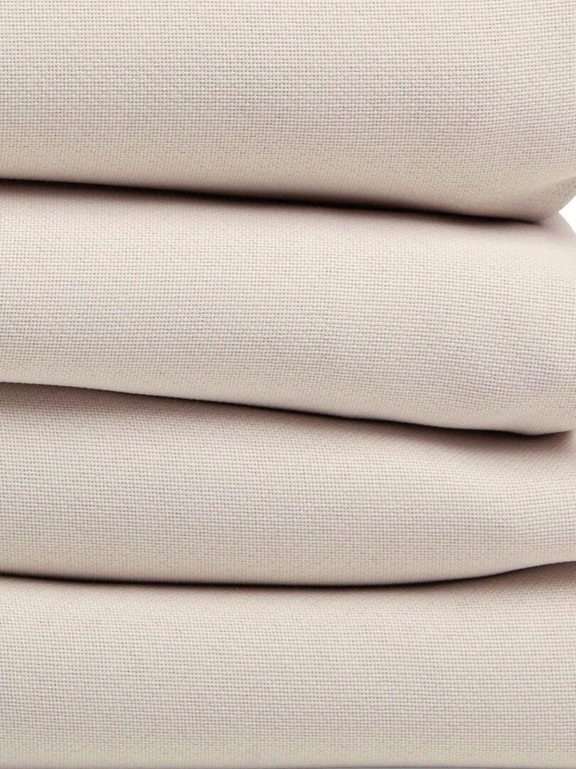 Rideau séparateur de pièce à galon fronceur   Beige