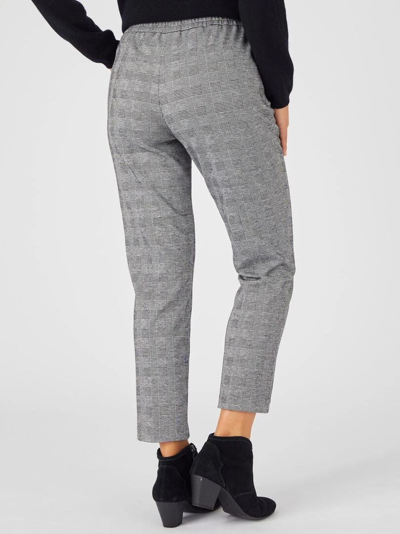 Pantalon 7/8ème enfilable maille milano stretch   Damart   Noir