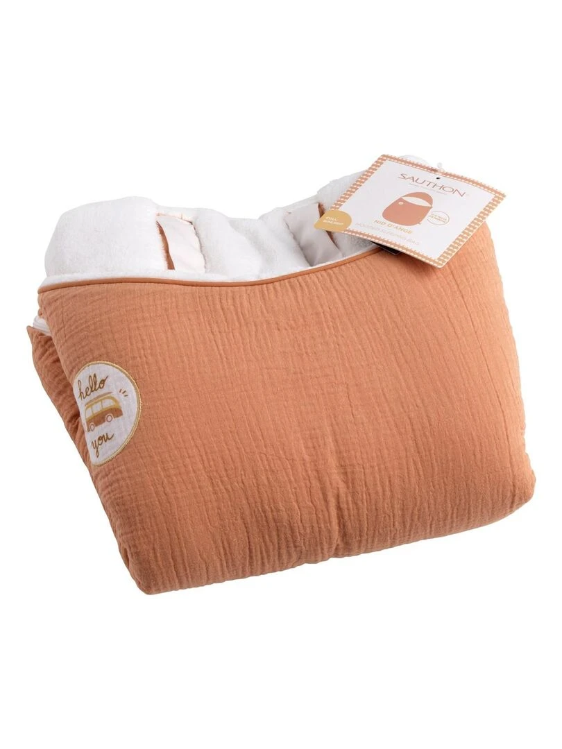 Nid d'ange hiver 5 attaches 0 3 mois Orange   SAUTHON   Orange