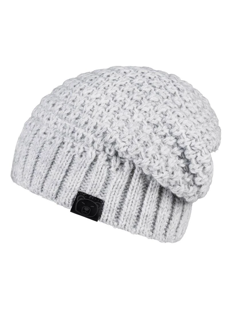 Ensemble Snood Bonnet Elixa   Made in UE   Gris clair