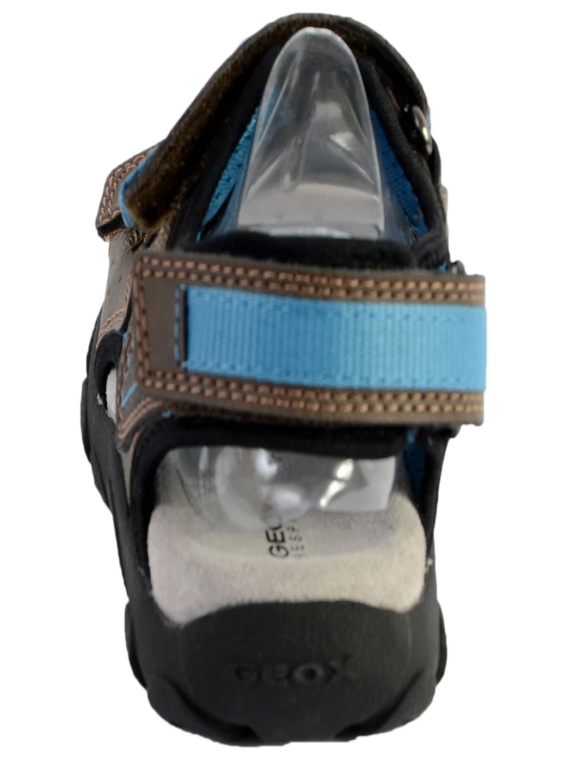 Sandales Geox EnfantGarçons J S. Strada A   Wax.Syn2+PR.DBK   Marron