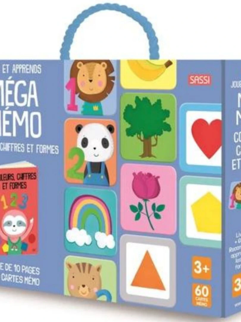 Coffret Joue Et Apprends Méga Mémo Couleurs Chiffres Et Formes N/A
