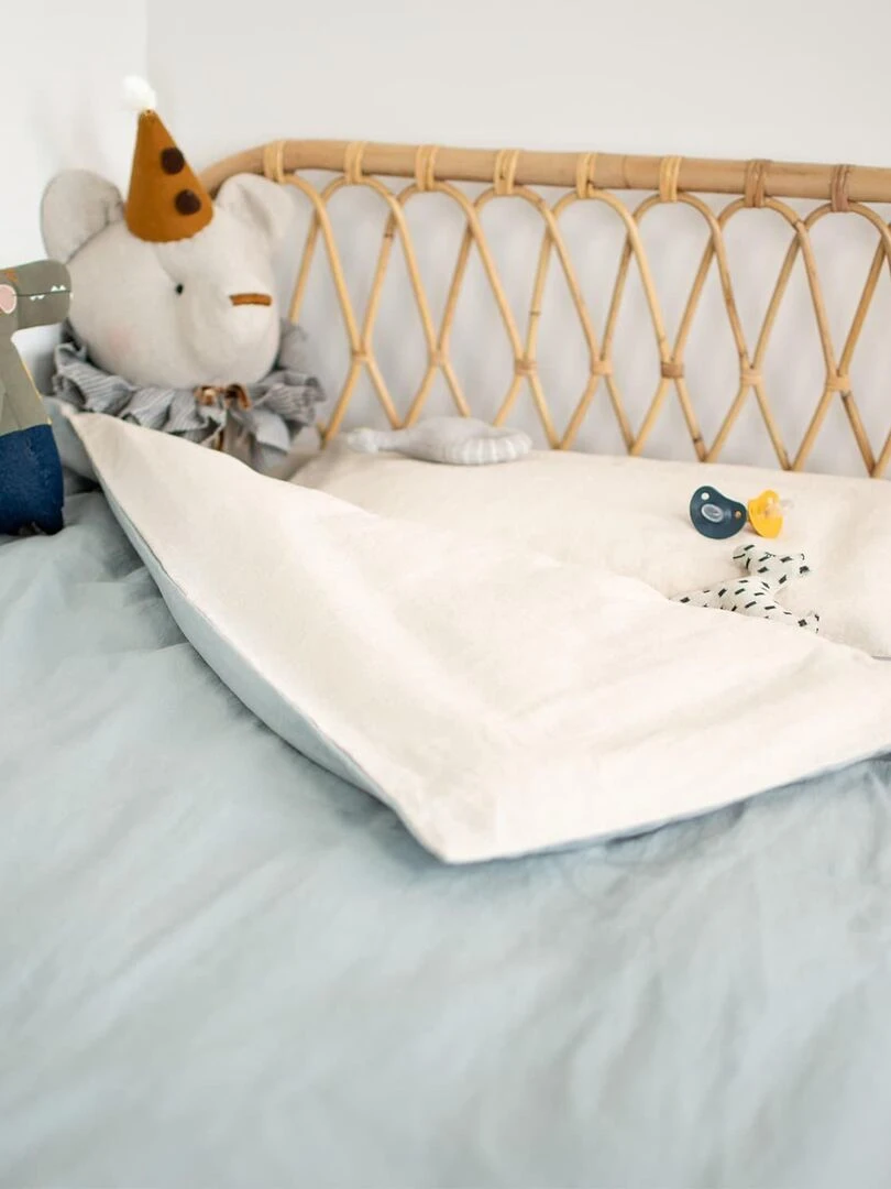 Housse de couette réversible en Lin lavé   Beige
