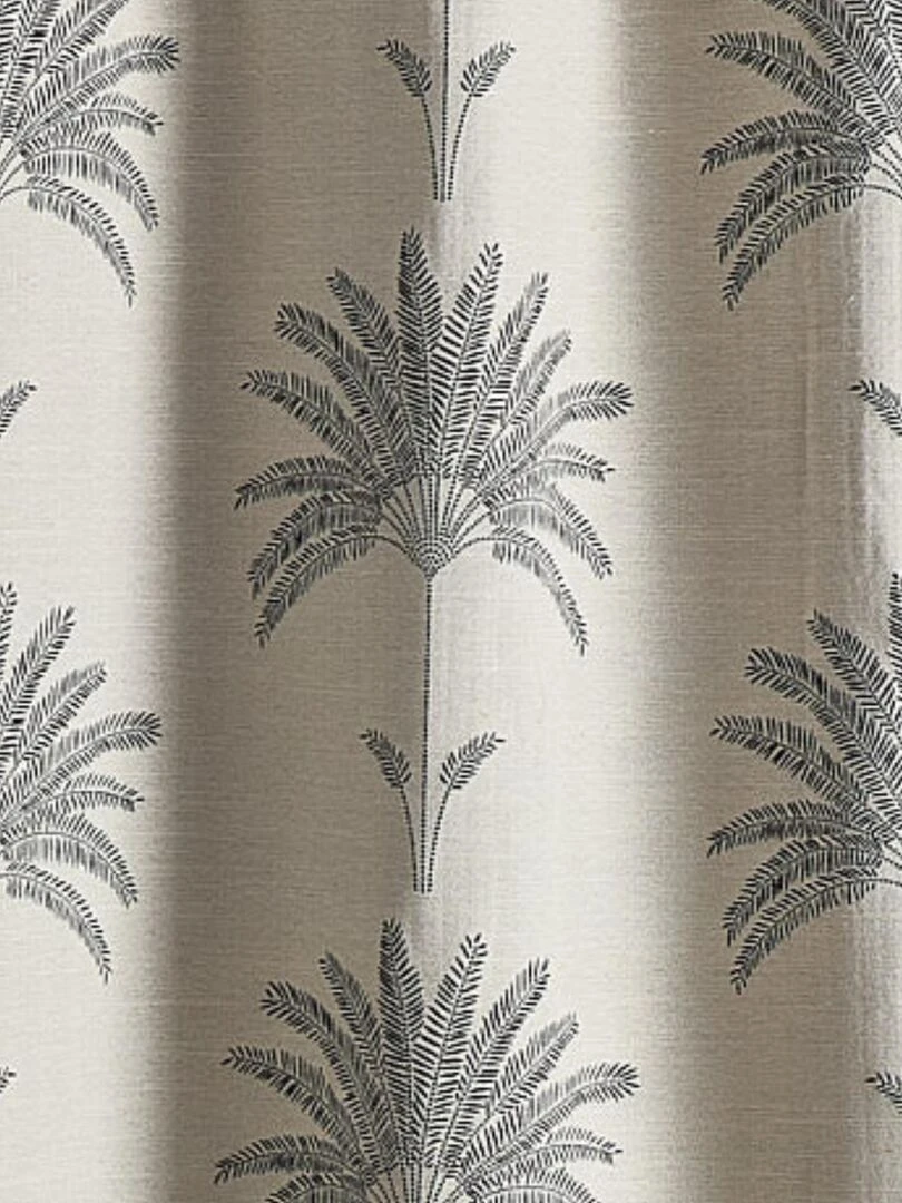 Rideau d'ameublement en jacquard Noir