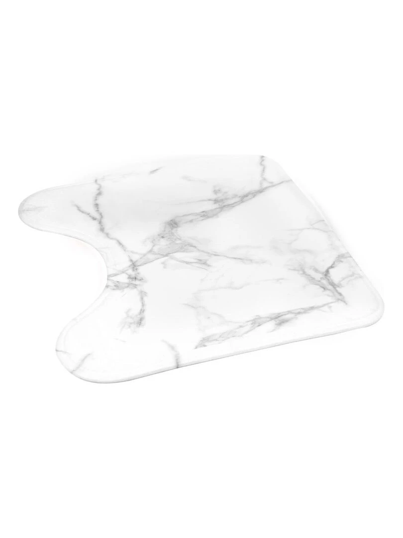 Tapis contour de WC Marbre Blanc