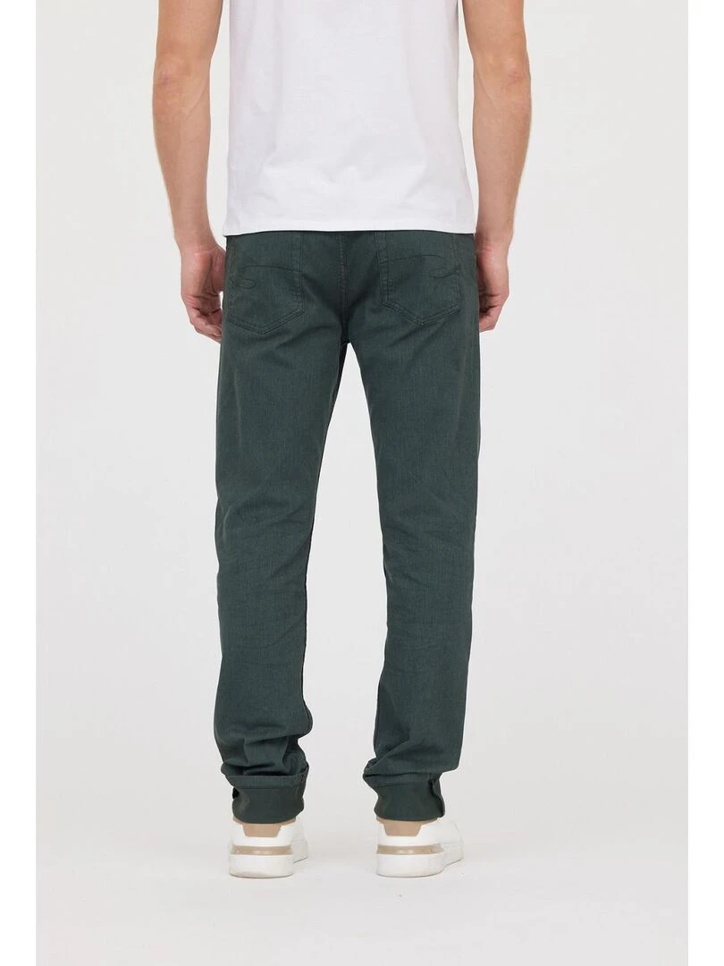 Lee Cooper   Pantalon coton straight LC126ZP 10393   Vert