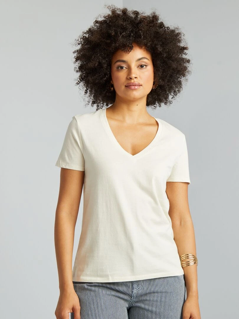 T shirt basique Blanc