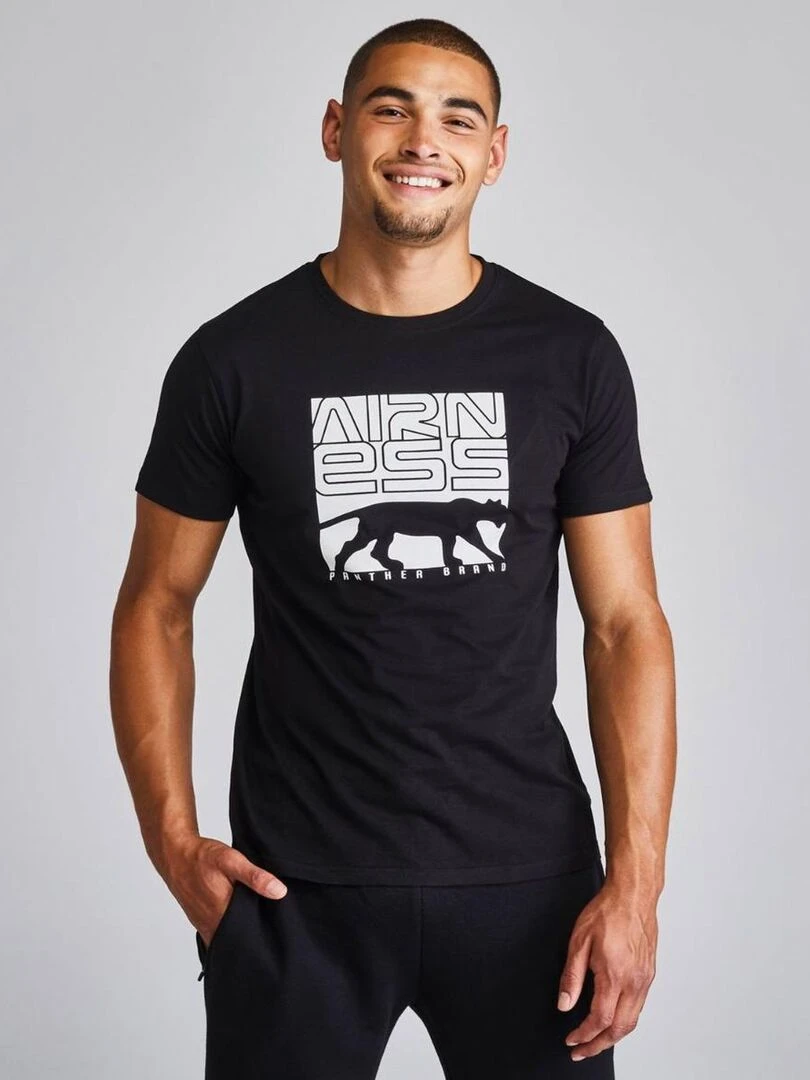 TEE SHIRT JUST NOW Airness Noir