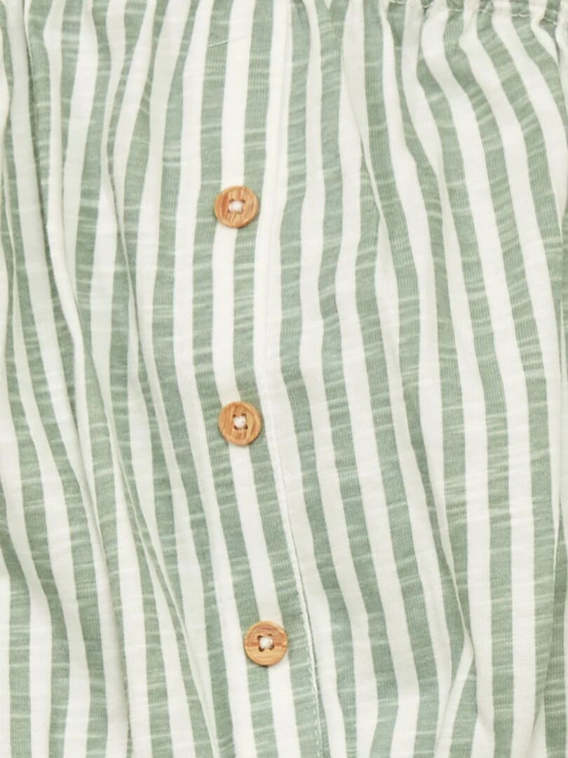 Débardeur rayé   Vert