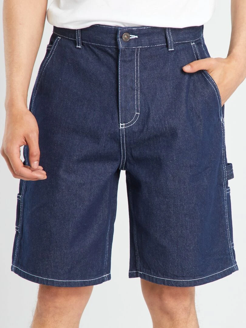 Bermuda en jean Marine