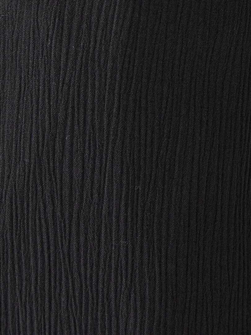 Pantacourt crépon léger   Damart   Noir