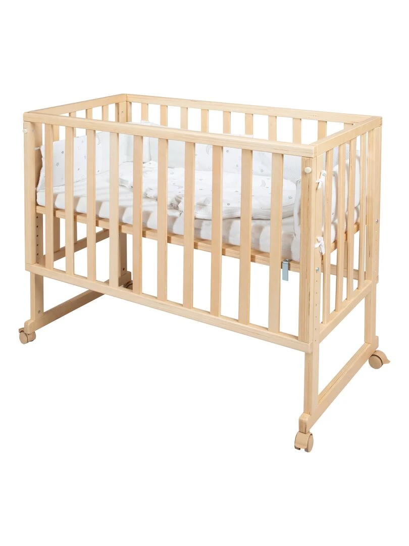 ROBA Berceau Cododo "Safe Asleep®" 3en1 + Équipement "Sternenzauber"   Marron clair