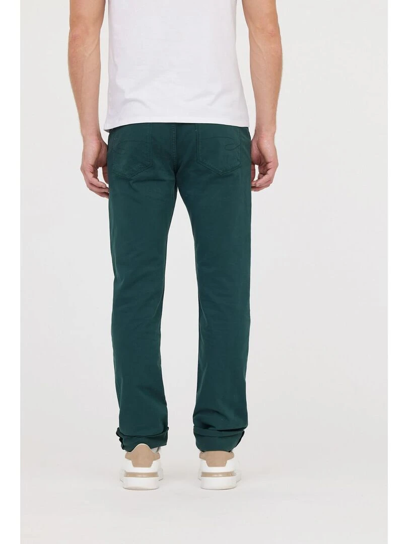 Lee Cooper   Pantalon coton straight LC126ZP 10395   Vert