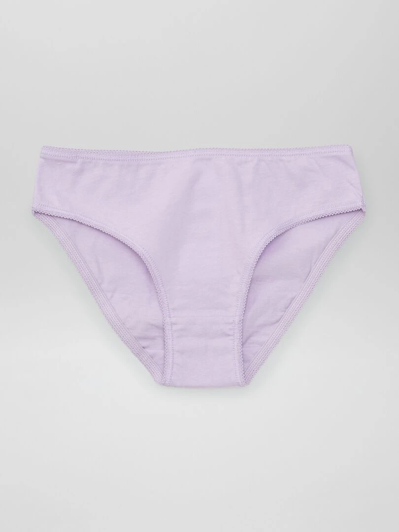 Lot de 7 culottes unies   Bleu