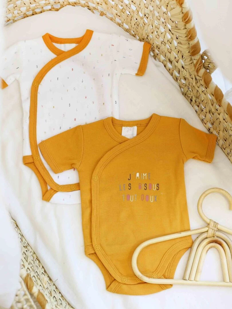 Lot de bodies   Jaune